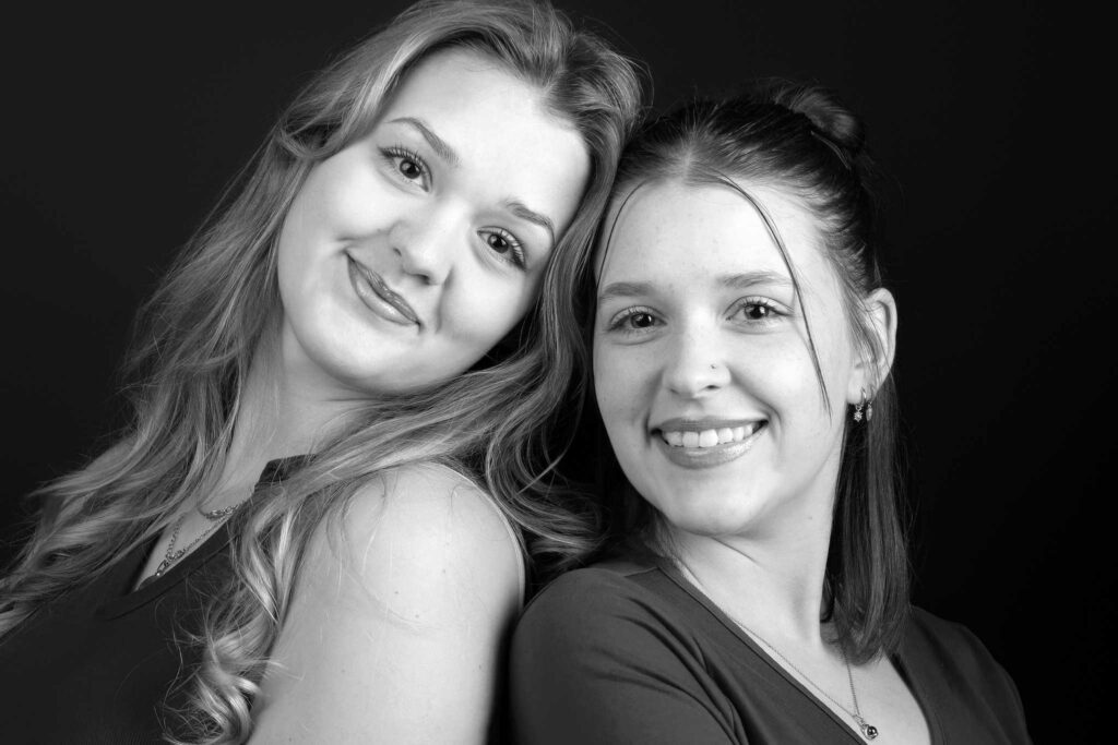 Photos de soeurs en studio à besancon